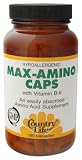 Country Life - Max-Amino With Vitamin B-6, 180 capsules