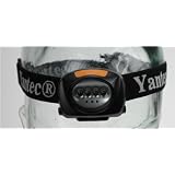 Yantec Spritzwasserdichte Stirnlampe mit 7 LED, 3 LED rot 4 LED weisvon "Yantec� Outdoor"