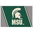 Michigan State University Rug - Green/ Gray (Rectangle)