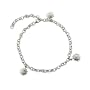 Happy Sun Anklet in Sterling Silver