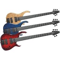 Modulus Quantum 5 Quilt 5-String Bass, Clear