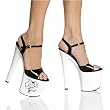 Highest Heel Women's VIVID-104, 7 1/2" Platform With Painted Artwork Uniquely Crafted