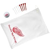 Detroit Red Wings Official NHL Licensed Golf Ball Tees Towel Gift Set