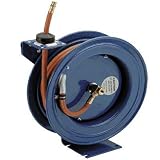 Coxreels Air Hose Reel With Hose - 3/8in. x 50ft. Hose, Max. 300 PSI