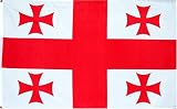 Outdoor Living : Georgia National Country Flag - 3 foot by 5 foot Polyester (New)