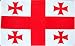 Georgia National Country Flag - 3 foot by 5 foot Polyester (New)