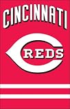 AFCIN Reds 44x28 Applique Banner Banner Flags MLB