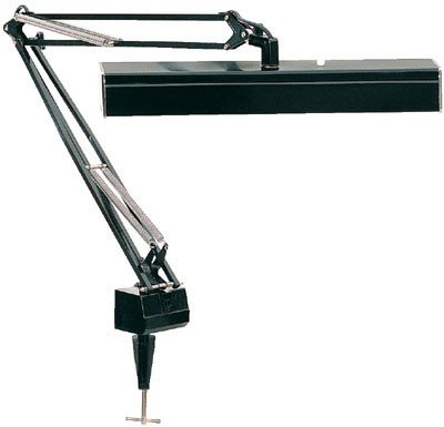 Energy Saving Swing Arm Lamp - Black Finish