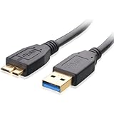 Cable Matters SuperSpeed USB 3.0 Type A to Micro-B Cable in Black 3 Feet