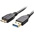 Cable Matters SuperSpeed USB 3.0 Type A to Micro-B Cable in Black 3 Feet