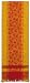 Hand Woven Elegant Jacquard 100% Cotton Orange Honeybee Table Runners 12x72 Inches Set of Two