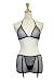 How To Measure Bra Sizes : Exposed By Magic Silk Fishnet Collection, Fishnet Skort Set With Garters, Black, Small/Meduim