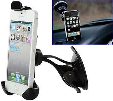 Pwind® 360 Degree Rotate Stand Universal Car Holder Fit All 108-135mm Length Smart Phone for Iphone/ipad and Others Hands Free in Car Accessories Adjustable Width GPS Saver