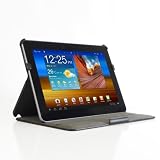 Blurex UltraSlim Cuir Housse avec support réglable pour Samsung Galaxy Tab 10.1 (P7510 / P7500) Tablet (10,1 pouces) Noir