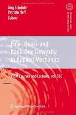 Poly-, quasi- and rank-one convexity in applied mechanics