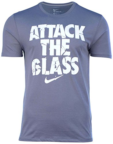 Nike Mens Attack The Glass Dri-Fit Basketball Shirt Blue/Black/White/Grey New