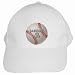 White Baseball Cap of Baseball Equals Life (I Love Baseball, Astros, Twins, Dodgers, Yankees, Brewers, Oakland Athletics, Mets, Mariners, Phillies, Rays, Pirates, Rangers, Padres, Blue Jays, Giants, Cardinals, Nationals)