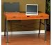 Vienna Notebook Computer Desk in Pewter/Pearwood Finish By Studio RTA Furniture