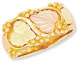 10K Black Hills Gold Womens Wedding Ring with Leaves from Landstrom