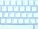 Rasfox New KeyBoard Silicone Cover Skin (Blue) For Apple PowerBook