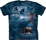 The Mountain Sacred Song Native American Horse Adult Tee T-shirt