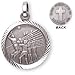 Jewelry : Sterling Silver Philippians 4:13 Girls Volleyball Medal and 20-inch Chain