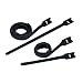 Panduit HLTP2I-X0 Tak-Ty Hook And Loop Cable Tie, UL Listed Loop Tie, Black, 40lbs Min Tensile Strength, 1.91" Max Bundle Diameter, 0.500" Width, 8.0" Length (Pack of 10)