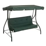 Strathwood Aluminum Garden Swing, Forest Green