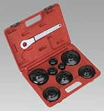 Paper Cartridge Type Oil Filter Cap Wrench Set 9pc  from Sealey
