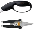 Fiskars 7873 6980 SoftGrip Multi-Snip with PowerGrip Utility Knife
