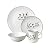 Pfaltzgraff Penguin Skate 16- Pc Dinnerware Set. Service For Four $36.41