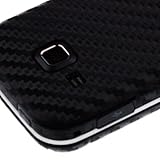 Skinomi TechSkin - Black Carbon Fiber FILM Shield & Screen Protector for Sa ....