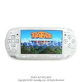 Sony PlayStation Portable Slim (PSP) JAVOSkin (White) + 2.0 Ultra-Clear Screen Protector Bundle