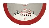 48 NCAA Ohio State Buckeyes Plush Snowman Christmas Tree Skirt