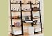 Home Office Wooden Computer Desk Wall Unit Wood Shelves