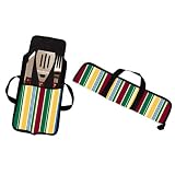 Two Dogs BBQ Utensil Set - Stripes by Two Dogs