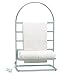 Warmrails Trafalgar Freestanding Towel Warmer and Drying Rack, Satin Nickel Image