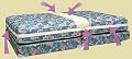 Create a King-Create A King Size From 2 Twin Beds! (Natural) (Fits mattress up to 80