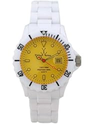 Toy Watch Unisex FL01WHYL Crystal Plasteramic Watch