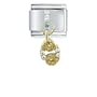 Rhinestone Cancer Zodiac Italian Charm