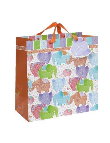 Pierre Belvedere Home Elephants on Parade Jumbo Gift Bag