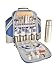 Super Deluxe Four Person Picnic Backpack inTwo Tone Azur Blue