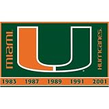 BSI Miami Hurricanes Two Sided Premium 3x5 Flag