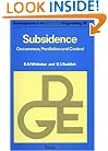 Subsidence: Occurrence, Prediction and Control (Developments in Geotechnical Engineering)