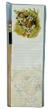 Magnetic Notepad/Grocery Shopping List With Deer Picture And Pencil