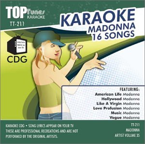 Madonna Karaoke Top Tunes TT-211