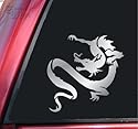 Chinese Dragon Vinyl Decal Sticker - Shiny Chrome