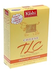 Kashi TLC Crackers, Country Cheddar, 8-Ounce Boxes (Pack of 12)