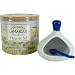 Ceramic colorful Salt server with spoon special salt server for gourmet salt with Fleur de Sel de Camargue