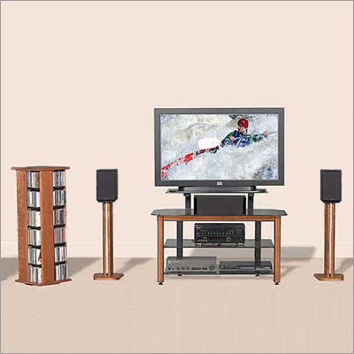 Wood Technology MGV3B/FGH26O/TO288O/TR3O - MG Oak Home Entertainment Room Set
